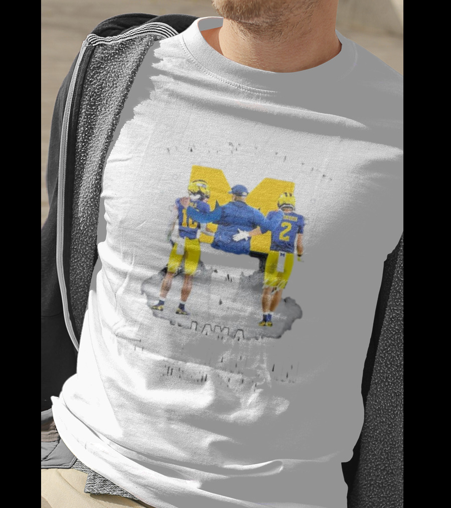 Damn Right I Am A Michigan Wolverines Fan Alex Orji Will Johnson Sherrone Moore Forever T-Shirt