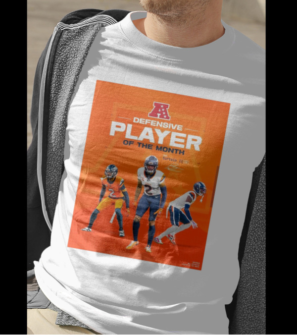 Denver Broncos Pat Surtain II AFC Defensive Player Of The Month Signature Edition T-Shirt