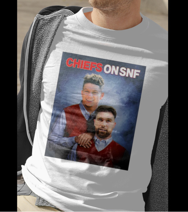 Patrick Mahomes Travis Kelce Chiefs On SNF New Heights Step Brothers T-Shirt
