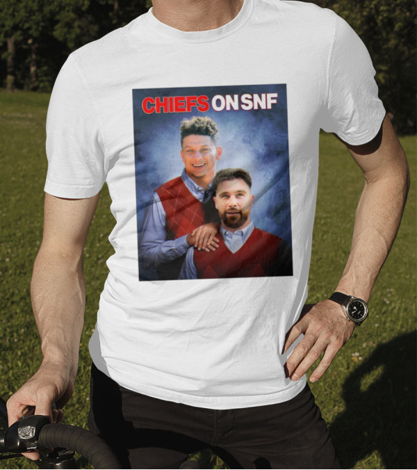 Patrick Mahomes Travis Kelce Chiefs On SNF New Heights Step Brothers T-Shirt