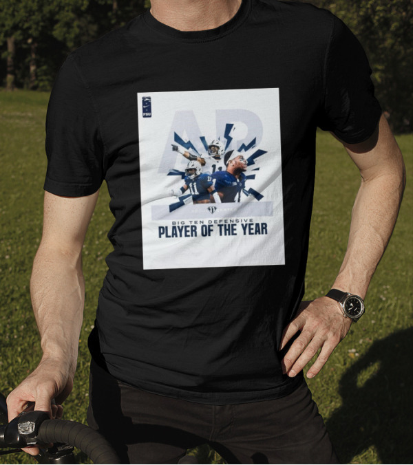 Penn State Nittany Lions AP Big Ten Defensive Player Of The Year Abdul Carter T-Shirt