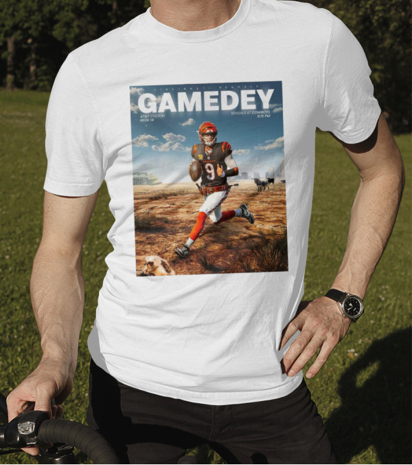 Cincinnati Bengals Gamedey AT&T Stadium Week 14 Bengals At Cowboys 8:15 PM Lone Star State T-Shirt
