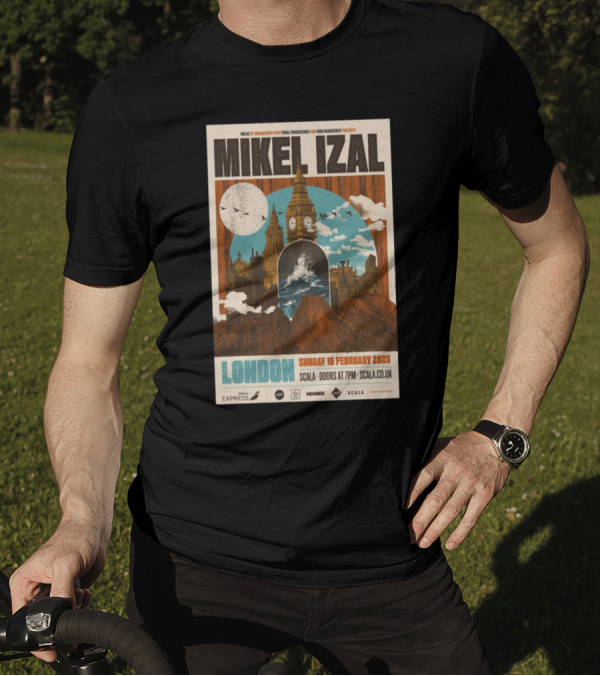 Mikel Izal London Scala February 16 2025 Tour T-Shirt