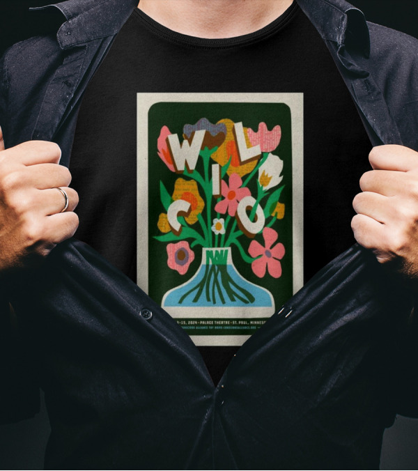 Wilco December 13-15 2024 Palace Theatre St Paul Minnesota T-Shirt