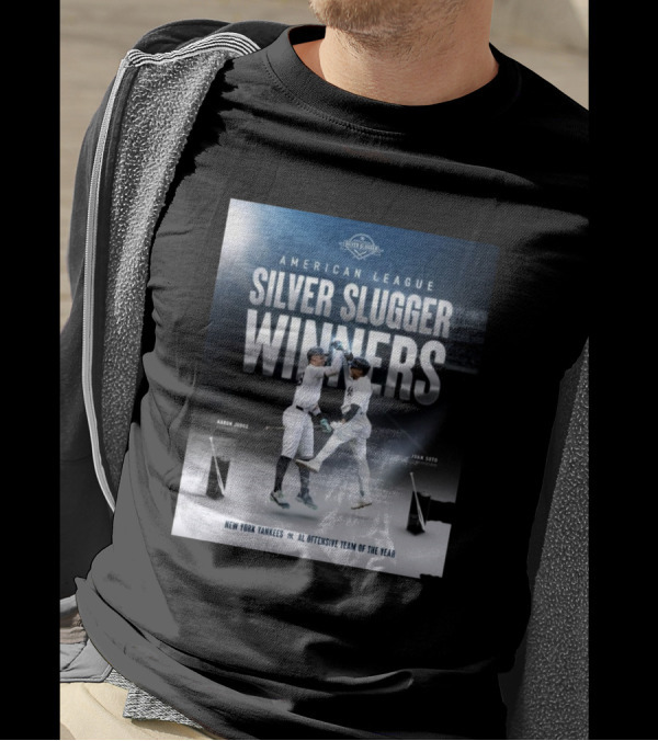 American League Silver Slugger Winners Aaron Judge Juan Soto New York Yankees AL Offensive Team Of The Year T-Shirt
