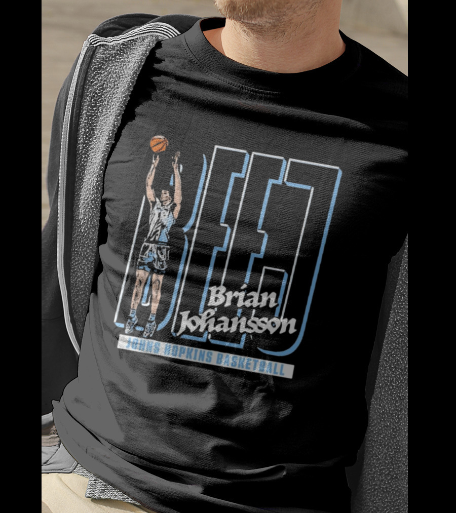 Brian Johansson BEJJ Johns Hopkins Basketball T-Shirt