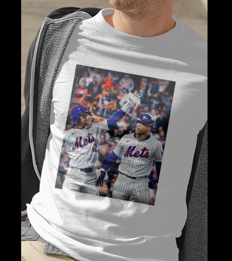 New York Mets MLB Teammates Juan Soto Francisco Lindor T-Shirt