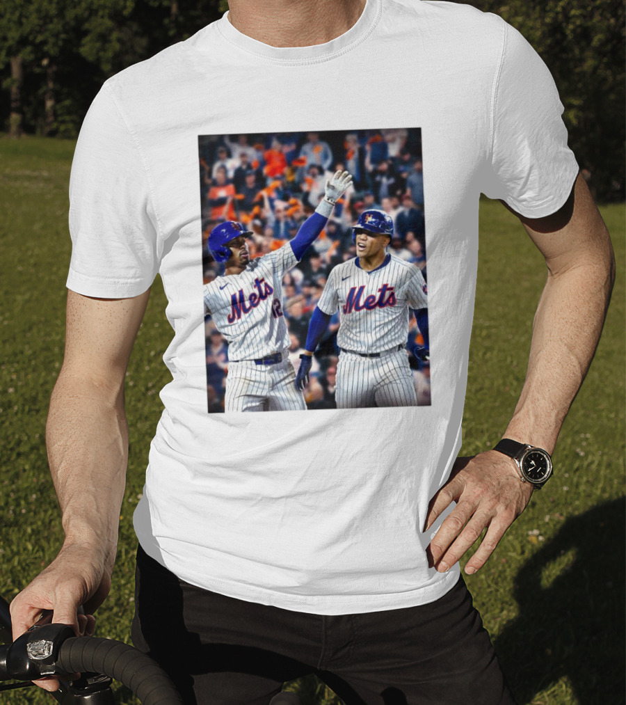 New York Mets MLB Teammates Juan Soto Francisco Lindor T-Shirt