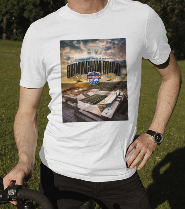 Birmingham Bowl Bound December 27 Vanderbilt Commodores Vs Georgia Tech Yellow Jackets T-Shirt