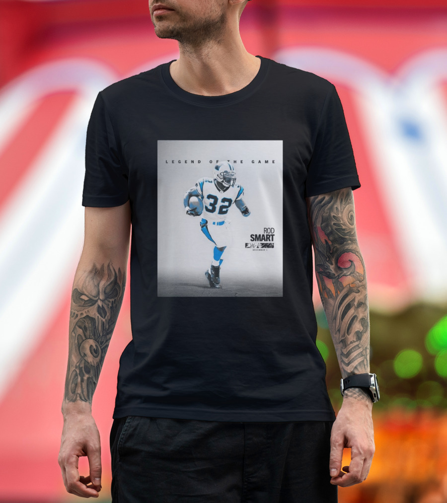 Legend Of The Game Rod Smart December 1 Carolina Panthers Vs Tampa Bay Buccaneers T-Shirt