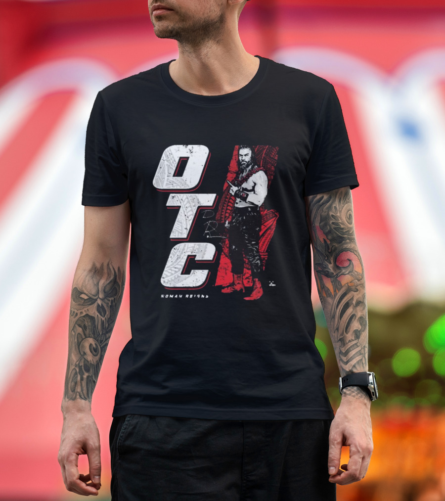 Roman Reigns OTC Signature WWE Champion Power T-Shirt