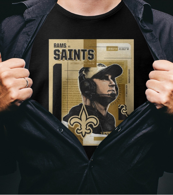 Week 13 Los Angeles Rams Vs New Orleans Saints December 1 2024 3:05 PM T-Shirt