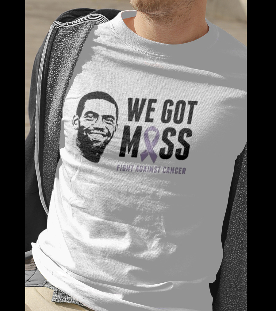 We Got Moss Fight Against Cancer Randy Moss Cancer Awareness Purple T-Shirt