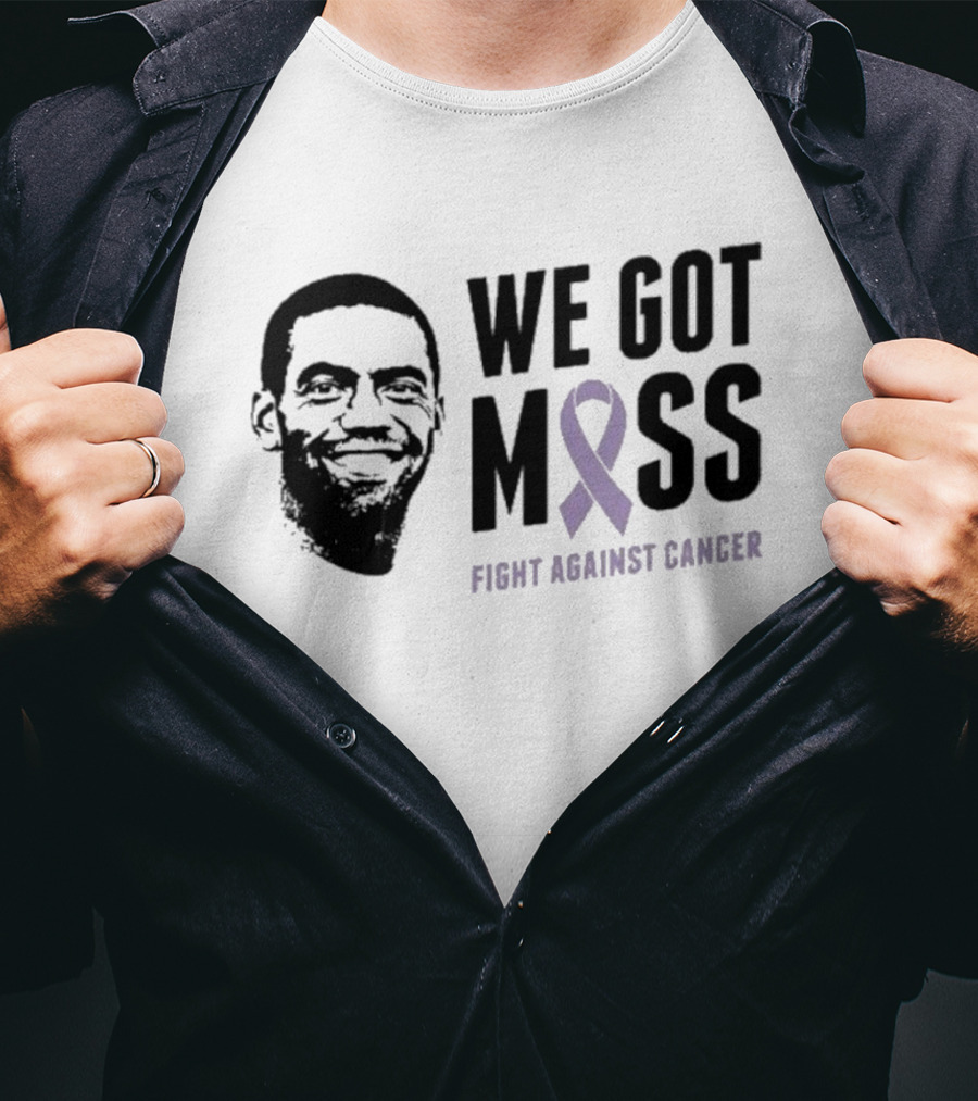 We Got Moss Fight Against Cancer Randy Moss Cancer Awareness Purple T-Shirt