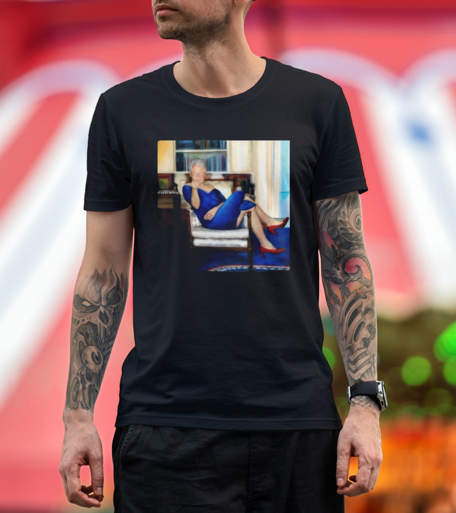 Alx Wearing Parsing Bill Clinton Blue Dress Epstein Home T-Shirt