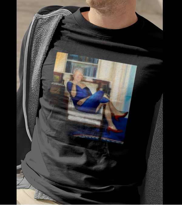 Alx Wearing Parsing Bill Clinton Blue Dress Epstein Home T-Shirt