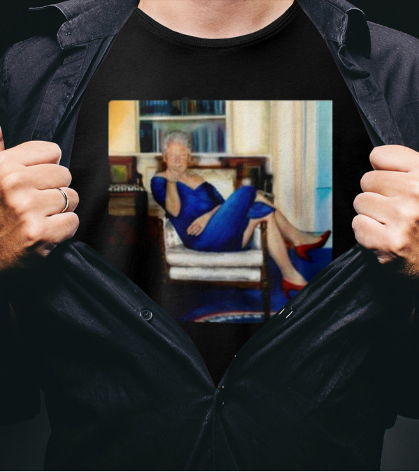 Alx Wearing Parsing Bill Clinton Blue Dress Epstein Home T-Shirt