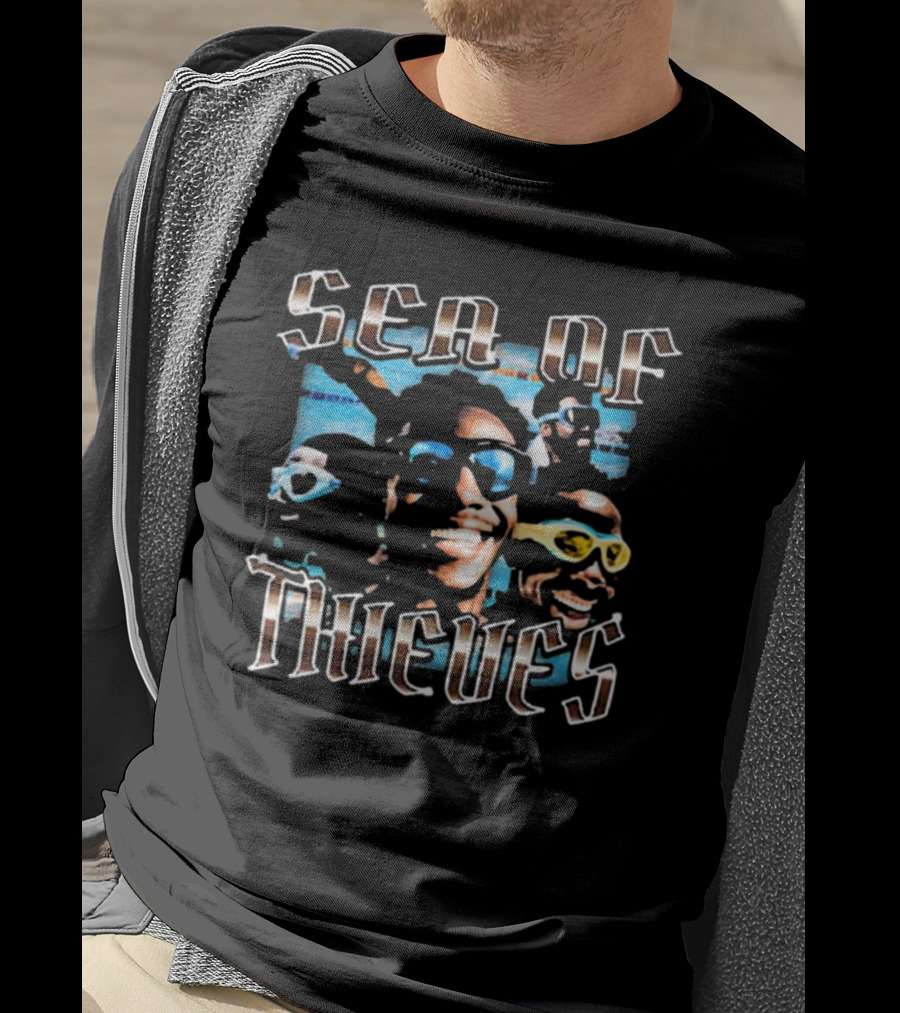 Sea Of Thieves Bruhtees Smiling Faces With Sunglasses T-Shirt