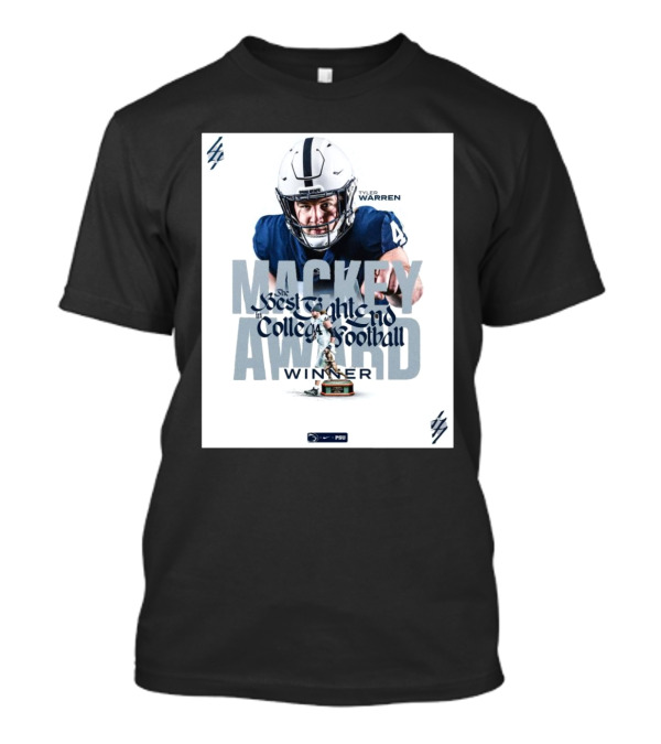 Tyler Warren Penn State Nittany Lions Mackey Award Best Tight End In College Football Winner T-Shirt
