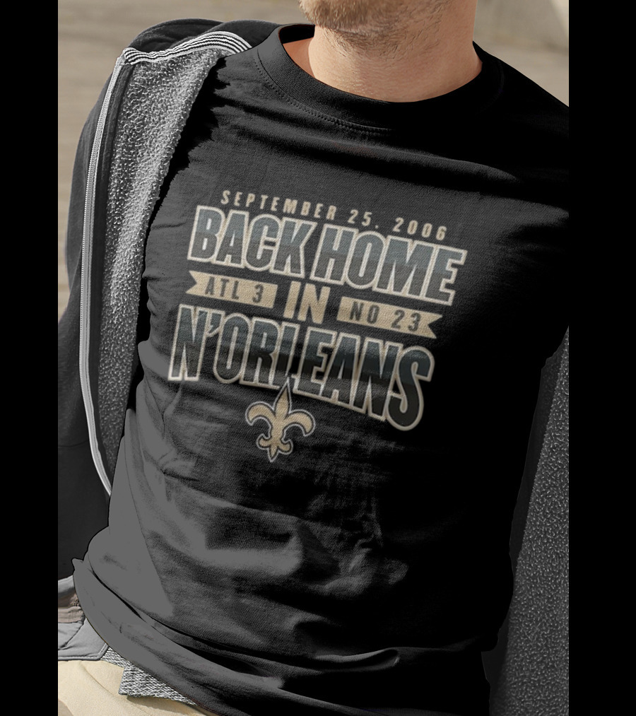 September 25 2006 Back Home In N'Orleans ATL 3 NO 23 Vintage T-Shirt