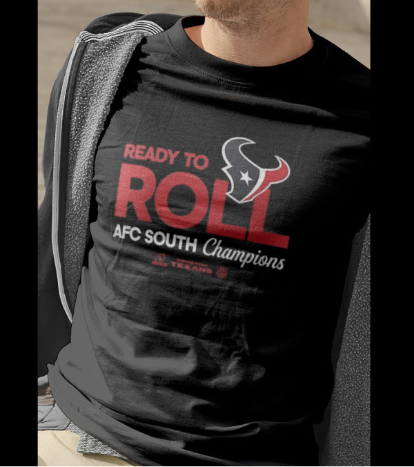 Houston Texans Ready To Roll 2024 AFC South Champions Playoffs Locker Room T-Shirt