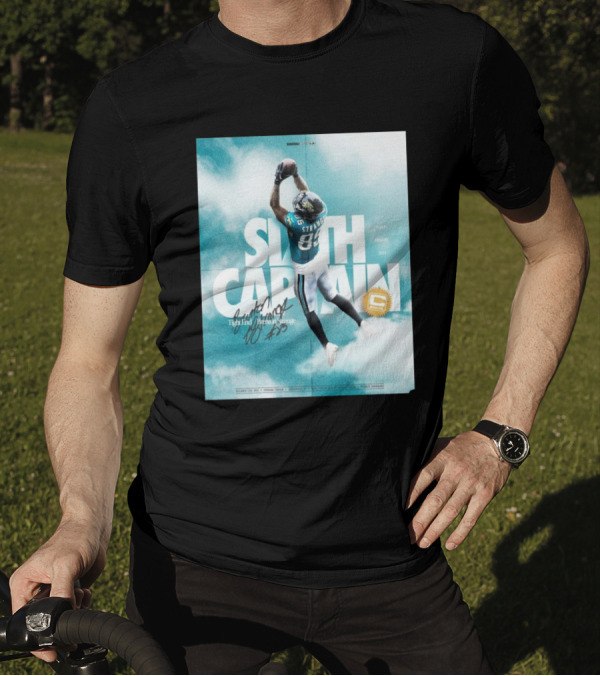 Jacksonville Jaguars Brenton Strange Sixth Captain Tight End Week 15 Vs New York Jets 2024 Dec 15th Signature T-Shirt