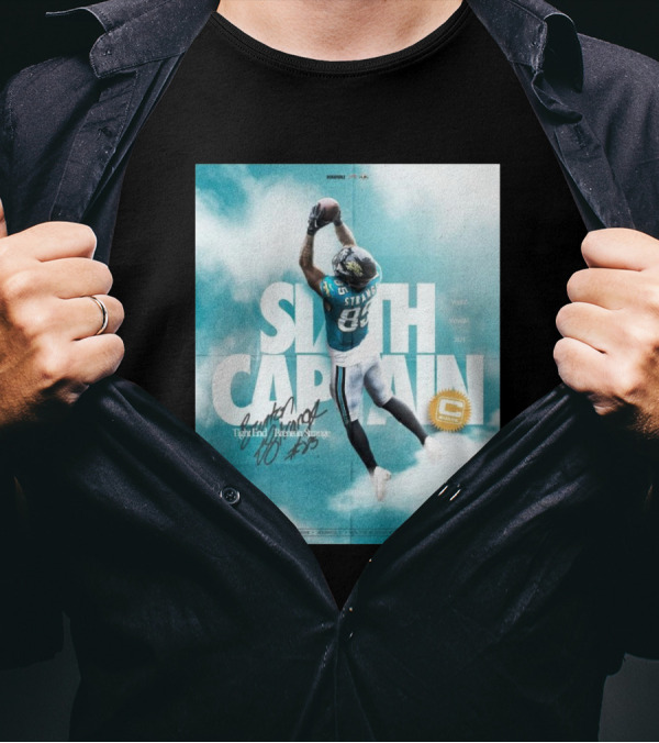 Jacksonville Jaguars Brenton Strange Sixth Captain Tight End Week 15 Vs New York Jets 2024 Dec 15th Signature T-Shirt