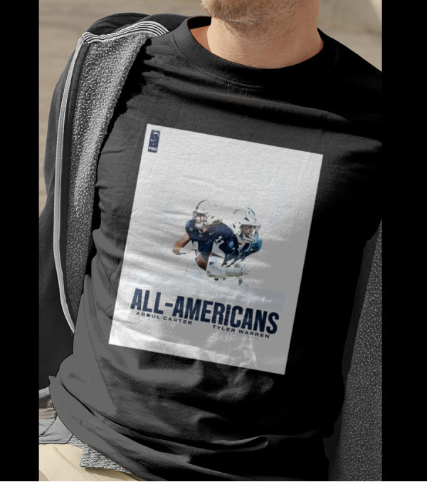PSU All-Americans Abdul Carter First Team Tyler Warren Second Team T-Shirt