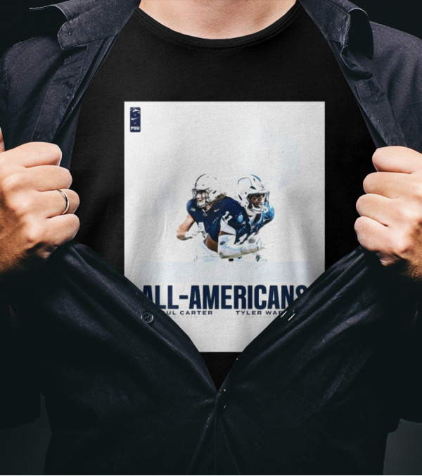 PSU All-Americans Abdul Carter First Team Tyler Warren Second Team T-Shirt