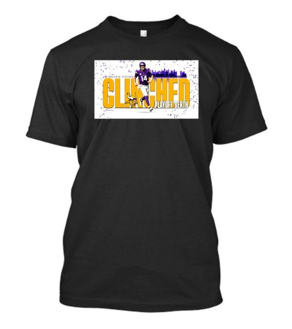 Minnesota Vikings Clinched Playoff Berth Week 15 Matchup Against Chicago Bears T-Shirt