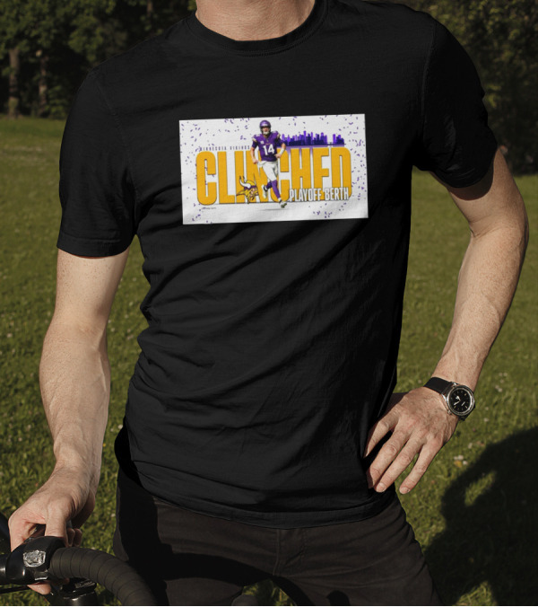 Minnesota Vikings Clinched Playoff Berth Week 15 Matchup Against Chicago Bears T-Shirt