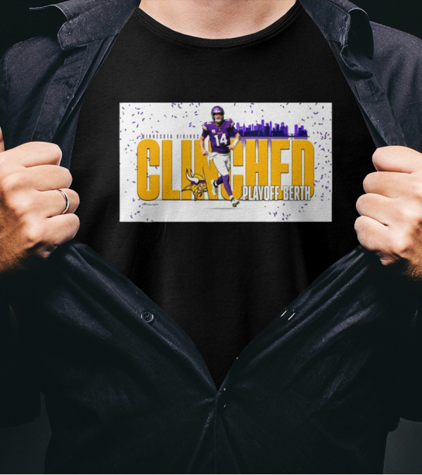 Minnesota Vikings Clinched Playoff Berth Week 15 Matchup Against Chicago Bears T-Shirt