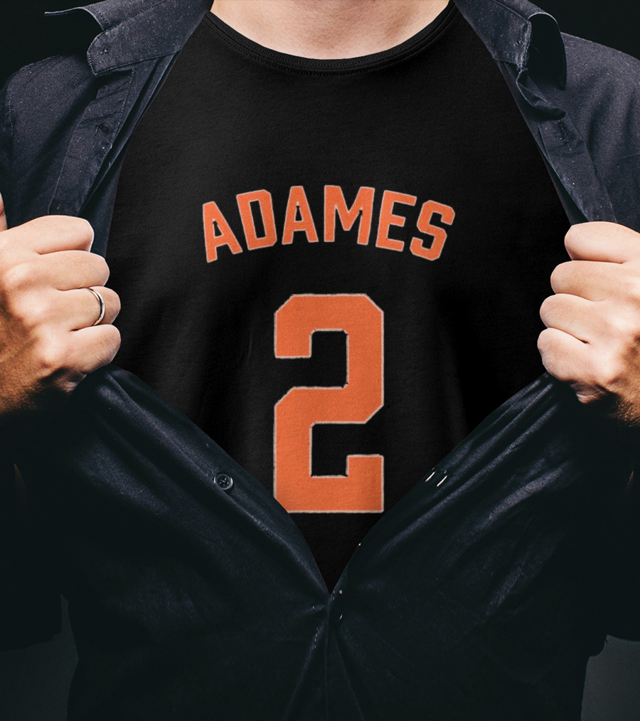 Adames Number 2 San Francisco Giants MLB Baseball 2025 T-Shirt