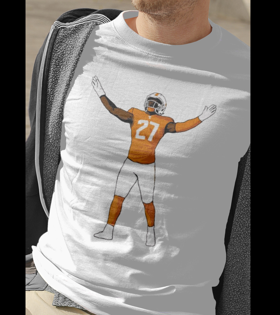 James Pearce Jr #27 Tennessee Volunteers Football Player T-Shirt