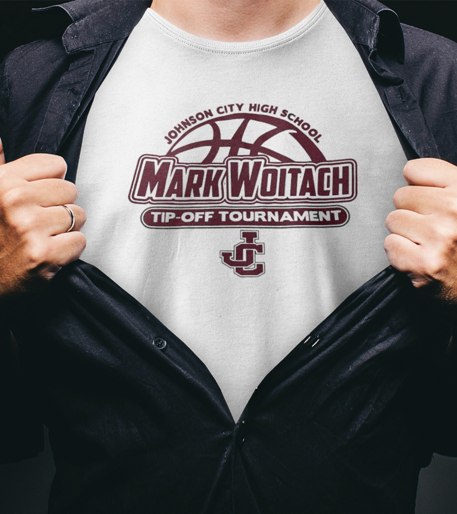 Johnson City High School Mark Woitach Basketball Tip-off Tournament JC T-Shirt