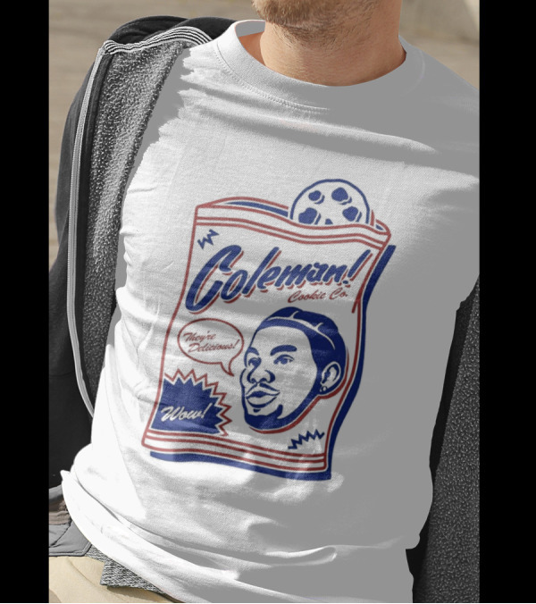 Coleman Cookie Co They're Delicious Wow T-Shirt