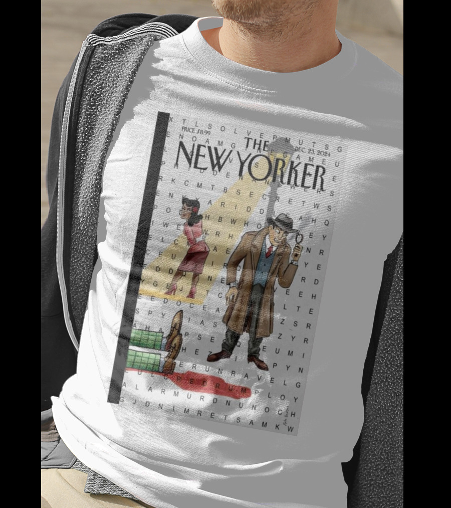 The New Yorker Kate Beaton Murder Mystery Redrum Dec 23 T-Shirt