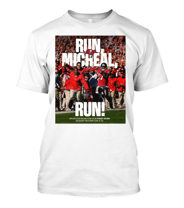 Tampa Bay Buccaneers Run Michael Run Spurlock First-Ever Kickoff Return TD T-Shirt