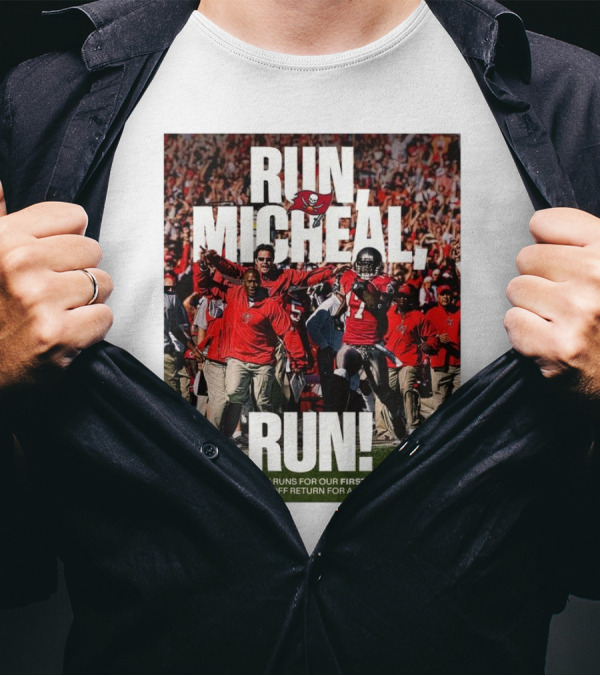Tampa Bay Buccaneers Run Michael Run Spurlock First-Ever Kickoff Return TD T-Shirt