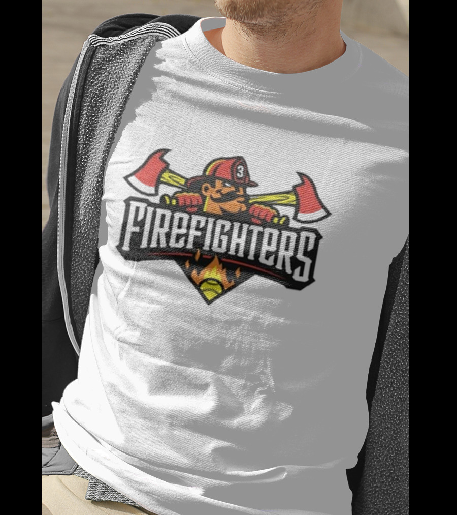 The Savannah Bananas Firefighters Logo Baseball Holiday Tailgaters New T-Shirt