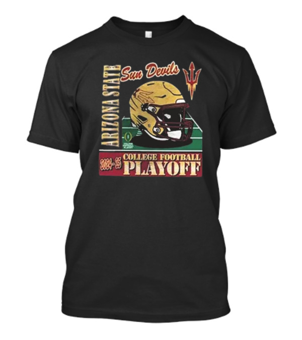 Arizona State Sun Devils 2024-25 College Football Playoff Helmet NCAA T-Shirt