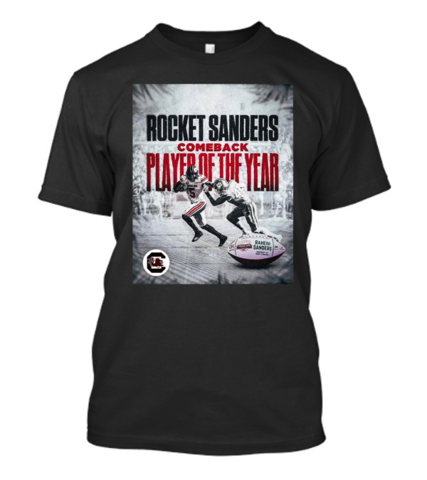 Rocket Sanders South Carolina Gamecocks Comeback Player Of The Year T-Shirt
