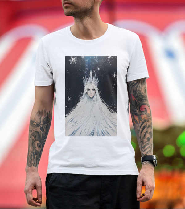 Premium T-Shirt: In This Moment Maria Brinks Christmas Snow Queen Starry Night T-Shirt In This Moment Maria Brinks Christmas Snow Queen Starry Night T-Shirt
