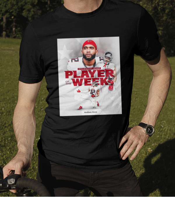 Atlanta Falcons KhaDarel Hodge NFC Special Teams Player Of The Week T-Shirt