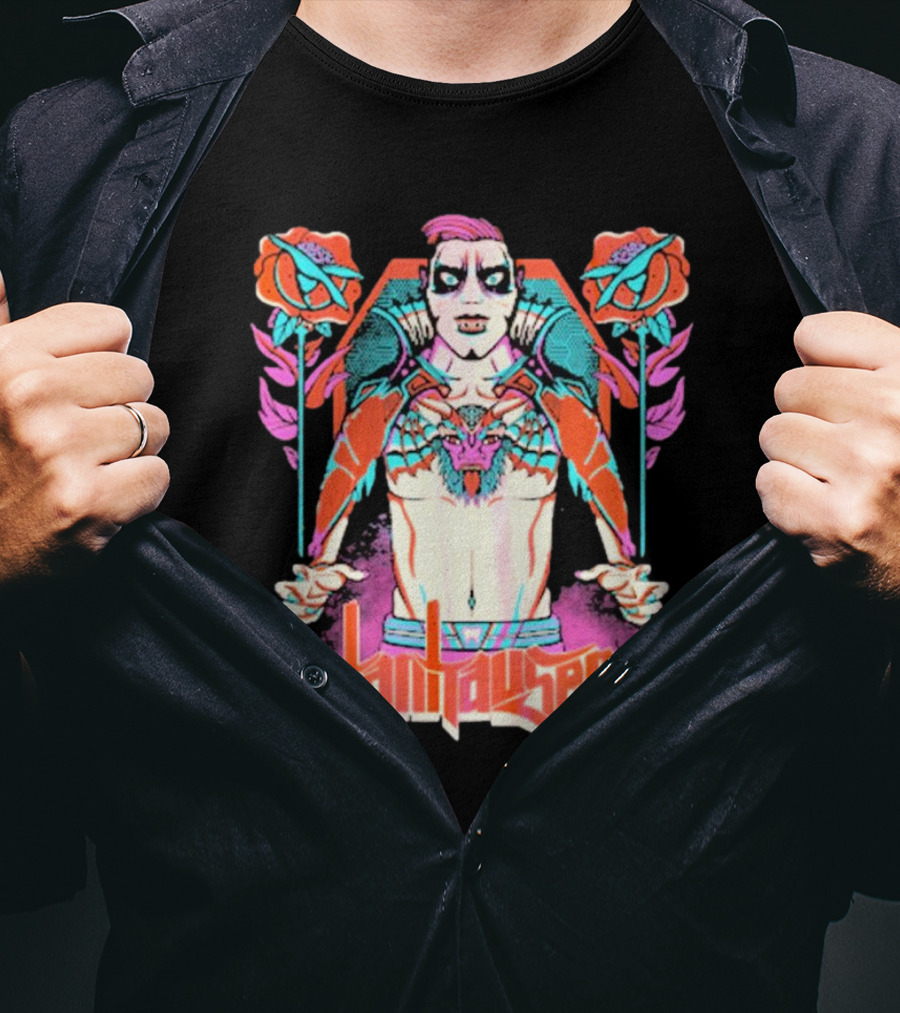 Danhausen AEW Artist Series Arise Roses And Skeletons T-Shirt