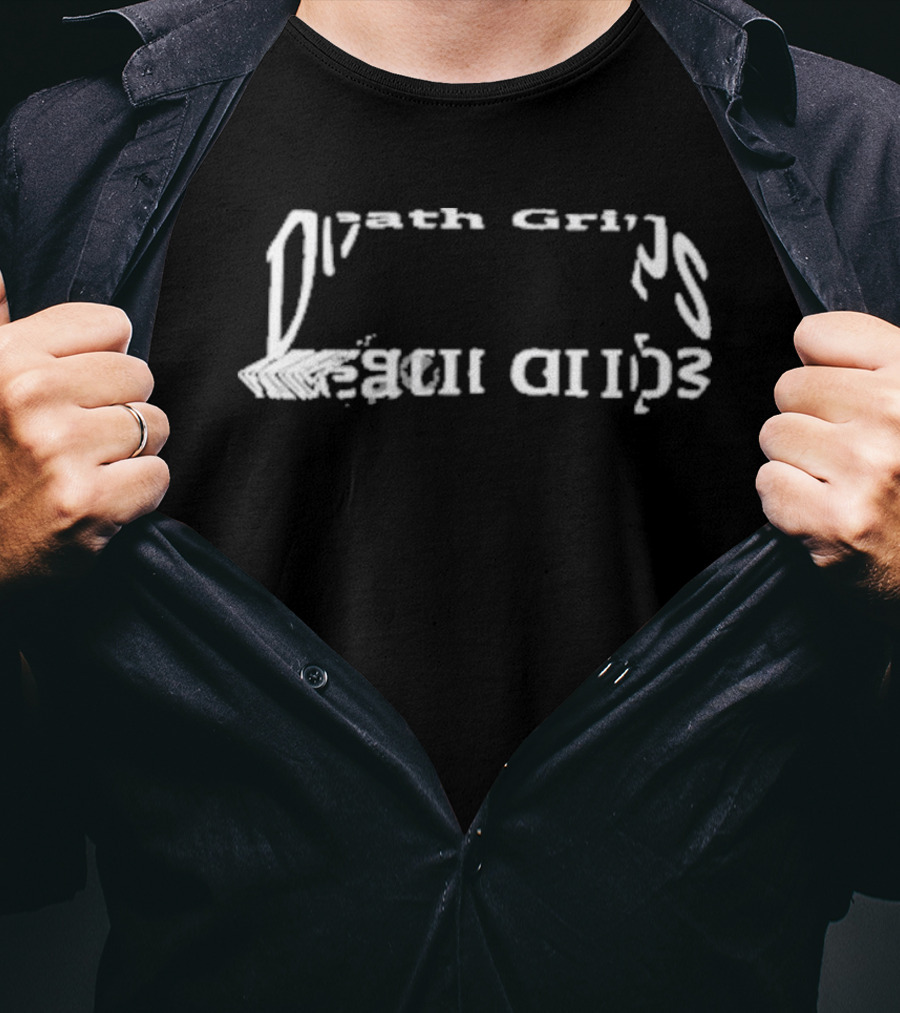 Death Grips Distorted Text Pullover T-Shirt