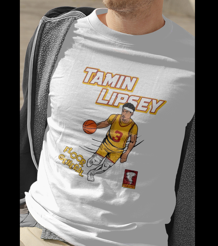 Tamin Lipsey Floor General Comic Book Superhero Iowa State Cyclones T-Shirt