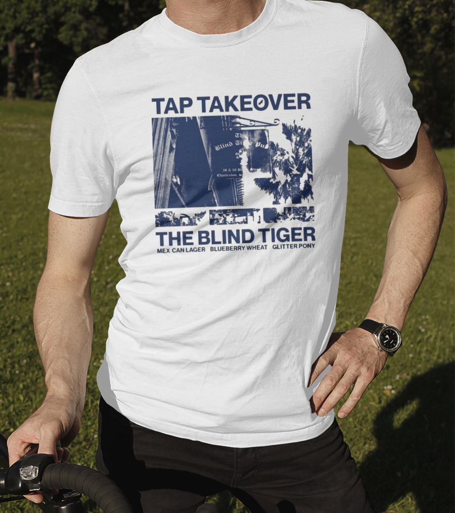 Tap Takeover The Blind Tiger Mex Can Lager Blueberry Wheat Glitter Pony T-Shirt