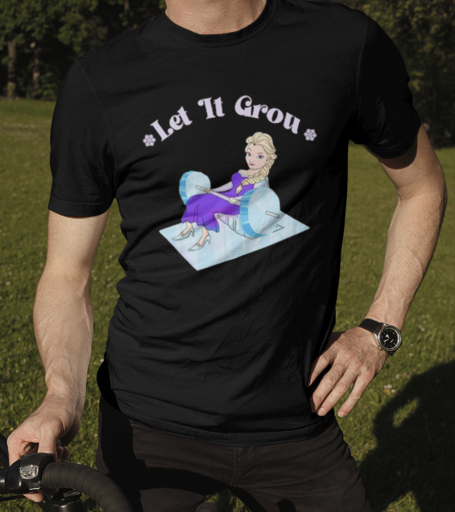 Elsa Let It Grow Frozen Exercise T-Shirt