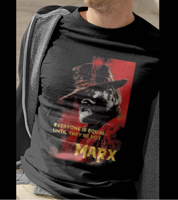 Everyone Is Equal Until They’re Not Marx 2024 Red Portrait Hat T-Shirt
